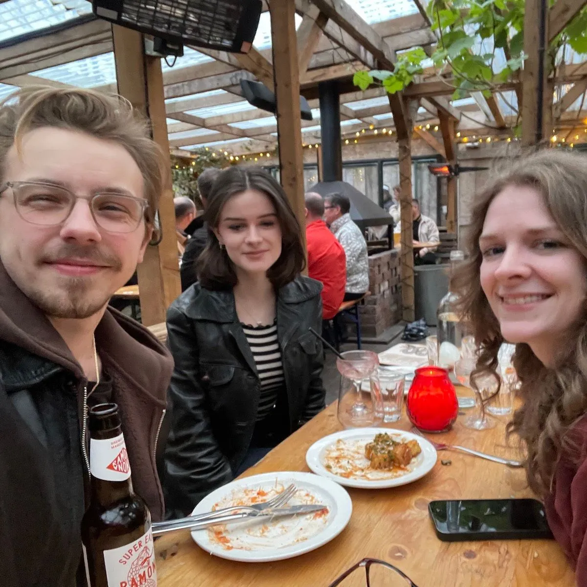 Creatives gathering at a larger Creative Lunch Club meetup