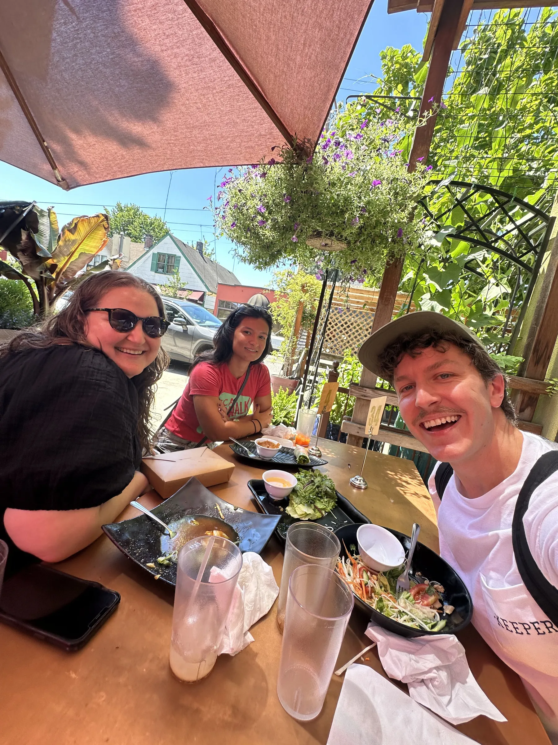Creatives enjoying lunch together at a Creative Lunch Club gathering