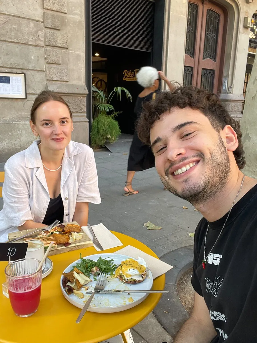 A group of creative professionals connecting over a relaxed lunch