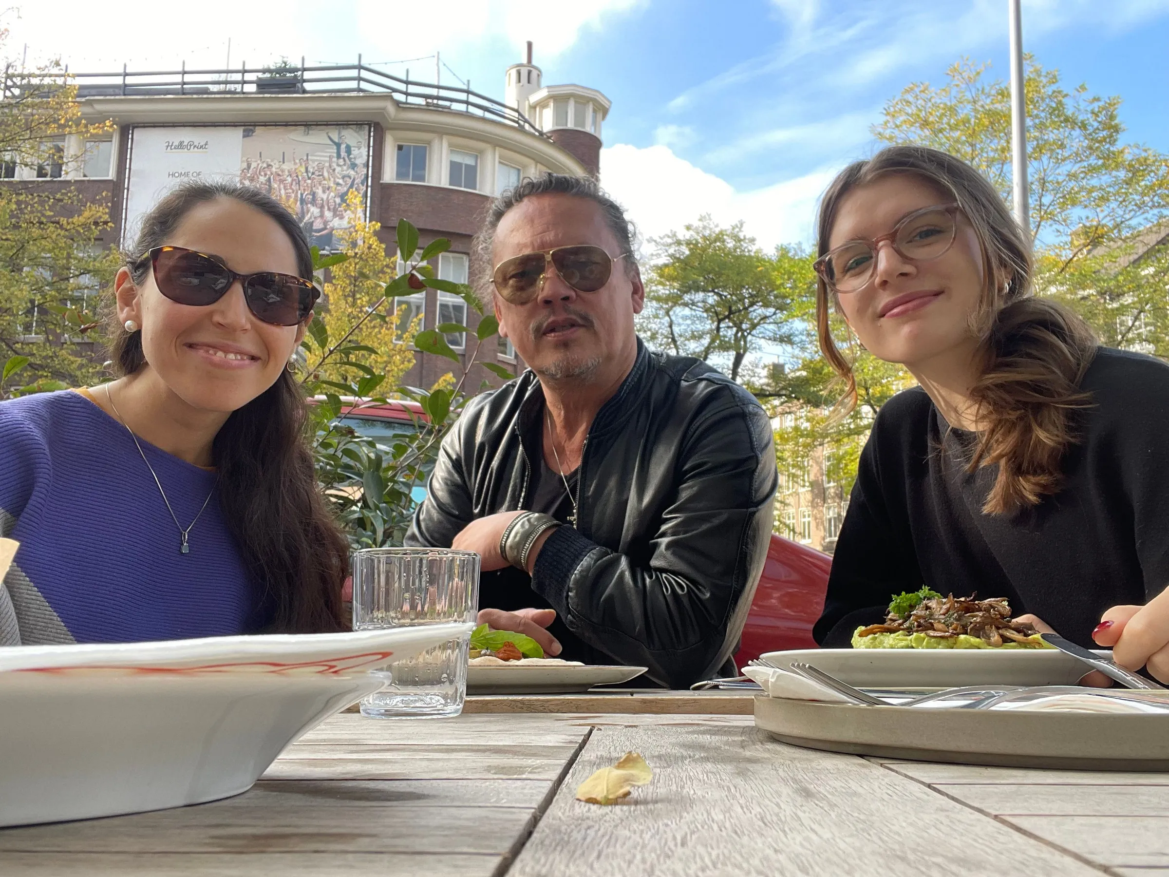 Creatives enjoying lunch together at a Creative Lunch Club gathering