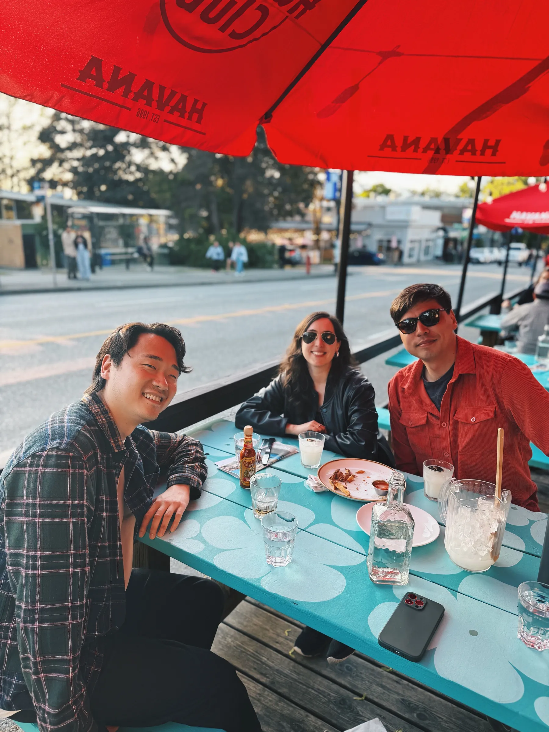 Creatives enjoying lunch together at a Creative Lunch Club gathering
